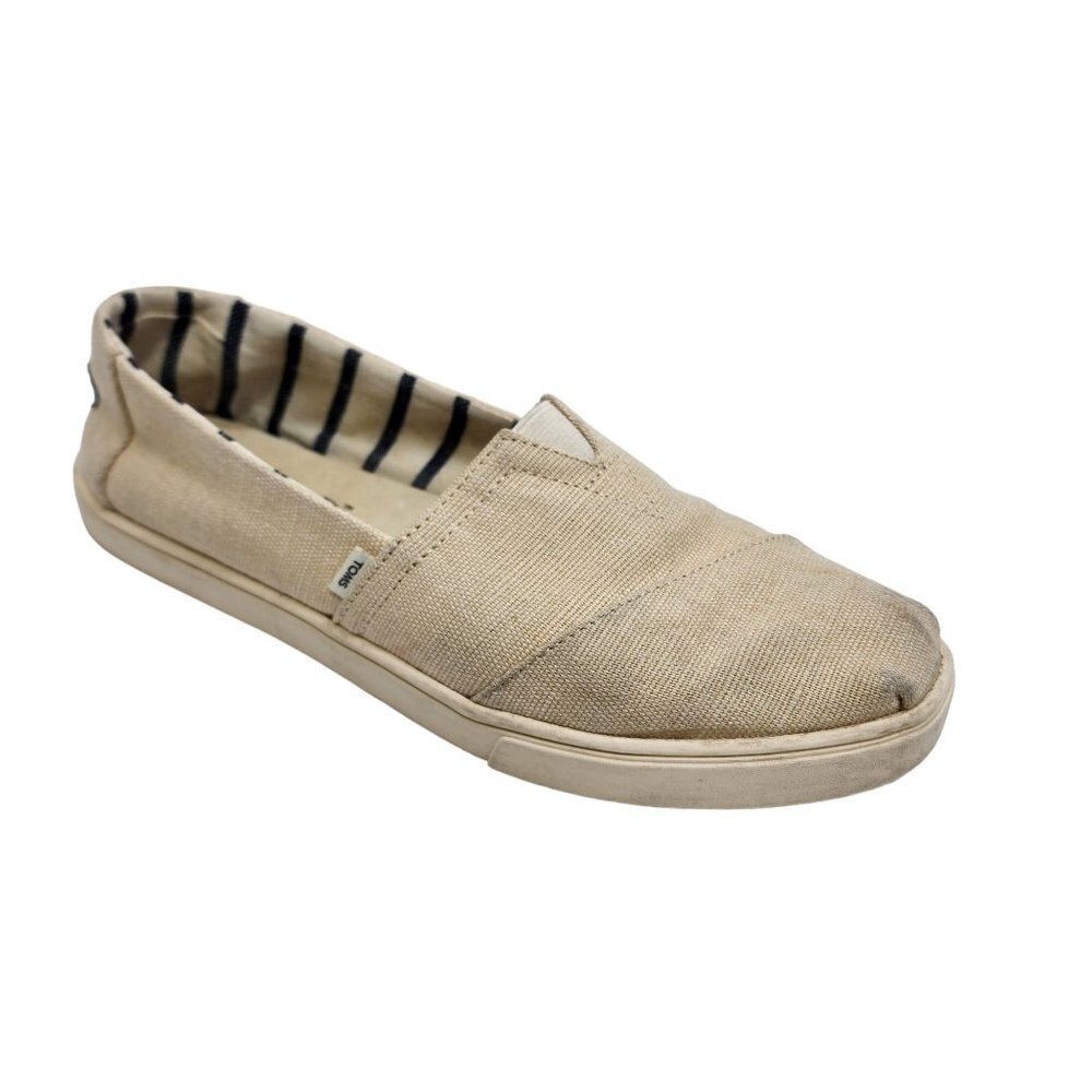 Toms‎ Alpargata Cupsole Natural Heritage Canvas Shoes Women's Size 9.5